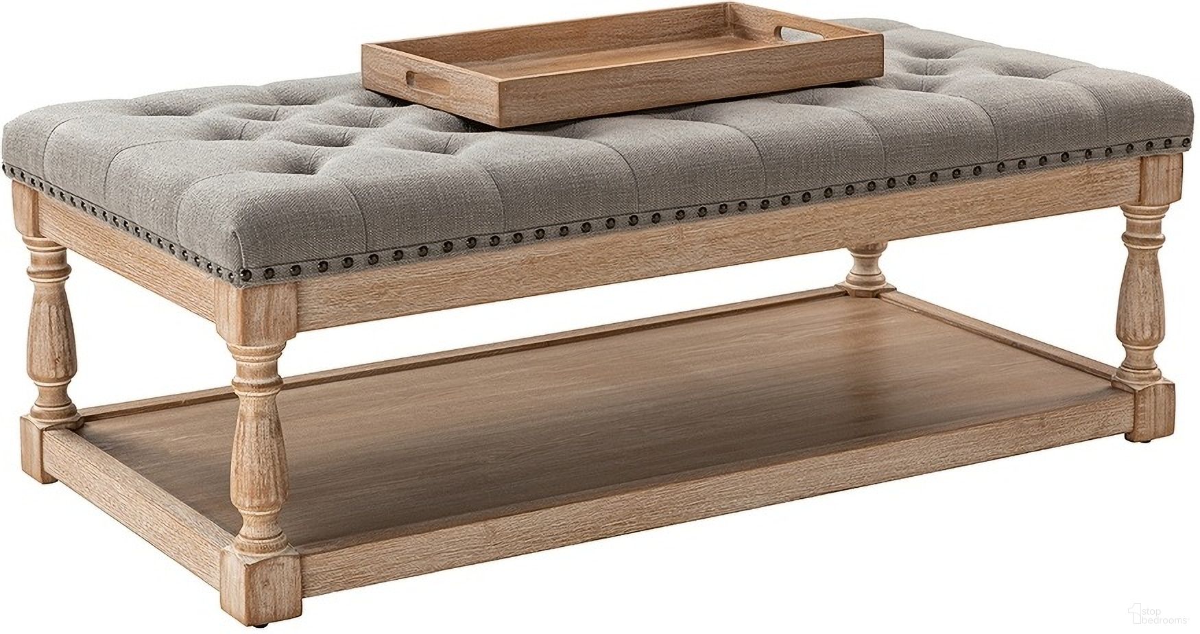 The appearance of Jordan Upholstered Storage Ottoman In Grey designed by Karat Home in the modern / contemporary interior design. This grey piece of furniture was selected by 1StopBedrooms from Jordan Collection to add a touch of cosiness and style into your home. Sku: OTS0800-GRY. Material: Linen Look Fabric.