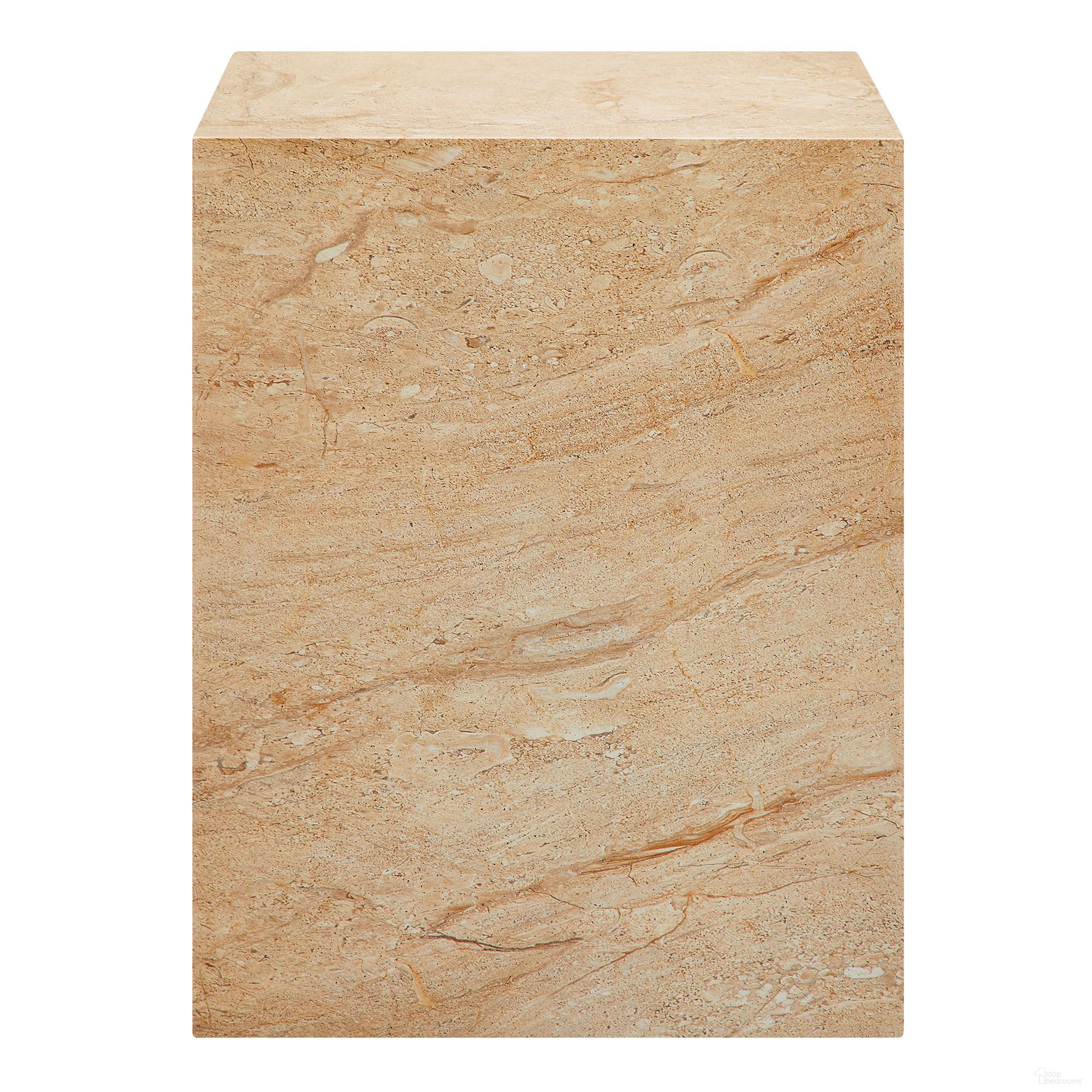 The appearance of Jordana Square Plinth Indoor - Outdoor Patio Concrete Side Table In Travertine designed by Modway in the modern / contemporary interior design. This travertine piece of furniture was selected by 1StopBedrooms from Jordana Collection to add a touch of cosiness and style into your home. Sku: EEI-7096-TRV. Material: Concrete.