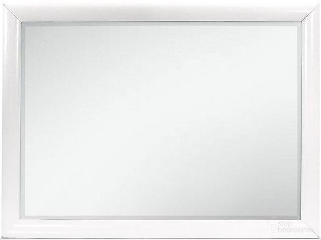 Jordyn Mirror In White