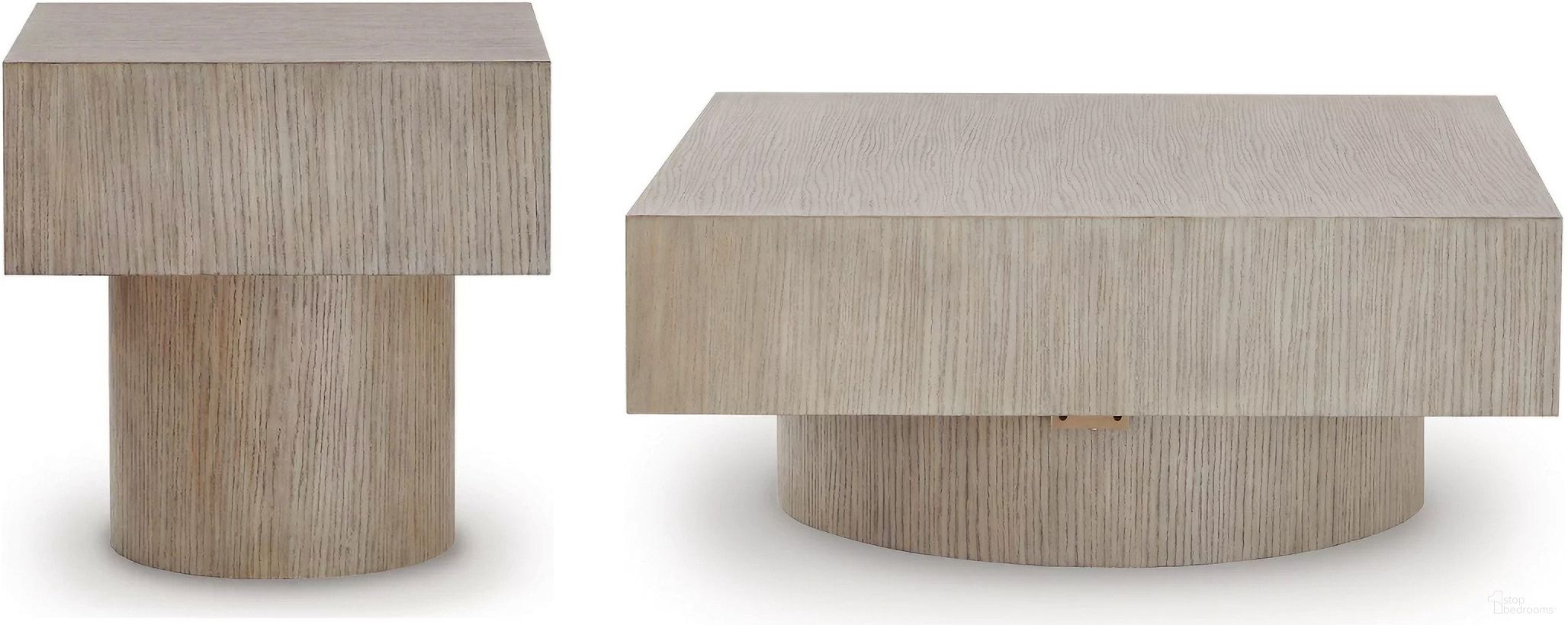 The appearance of Jorielyn Occasional Table Set In Light Grayish Brown designed by Signature Design by Ashley in the modern / contemporary interior design. This light grayish brown piece of furniture was selected by 1StopBedrooms from Jorielyn Collection to add a touch of cosiness and style into your home. Sku: T712-8;T712-2. Material: Wood.