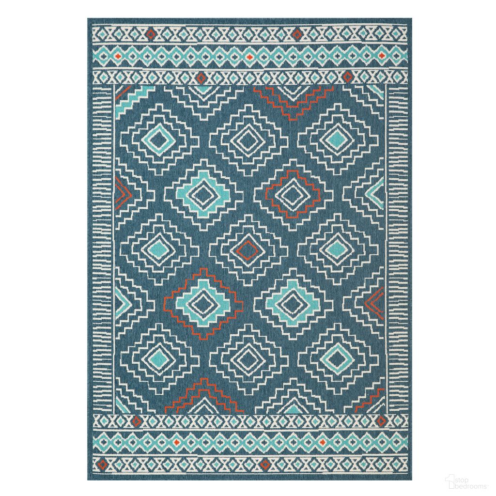 The appearance of Jorka Tribal Power-Loomed Indoor/Outdoor Area Rug In Navy and Ivory designed by Rajani Home in the rustic / southwestern interior design. This navy/ivory piece of furniture was selected by 1StopBedrooms from Vener Collection to add a touch of cosiness and style into your home. Sku: 7C404459G03048. Material: Polypropylene.