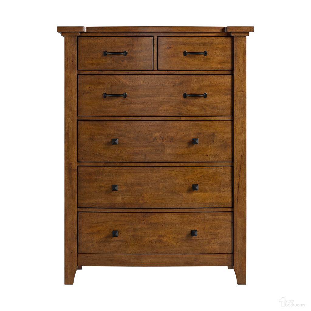 Joseph 6-Drawer Chest In Chestnut