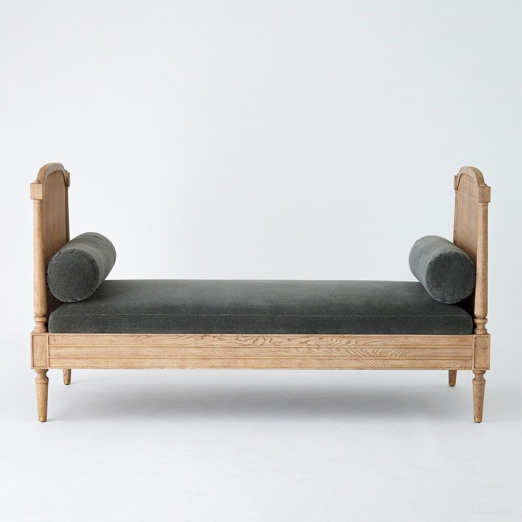 The appearance of Josephine Daybed In Blue designed by Global Views in the modern / contemporary interior design. This blue piece of furniture was selected by 1StopBedrooms from Josephine Collection to add a touch of cosiness and style into your home. Sku: 2756. Bed Type: Daybed. Material: Glass.