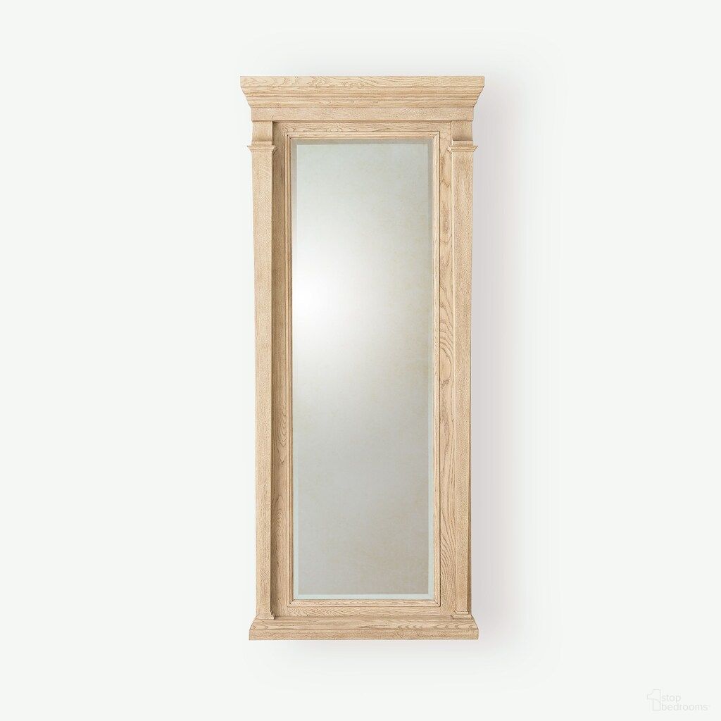 The appearance of Josephine Floor Mirror In Bleached Oak designed by Global Views in the modern / contemporary interior design. This bleached oak piece of furniture was selected by 1StopBedrooms from Josephine Collection to add a touch of cosiness and style into your home. Sku: 2762. Material: Glass.