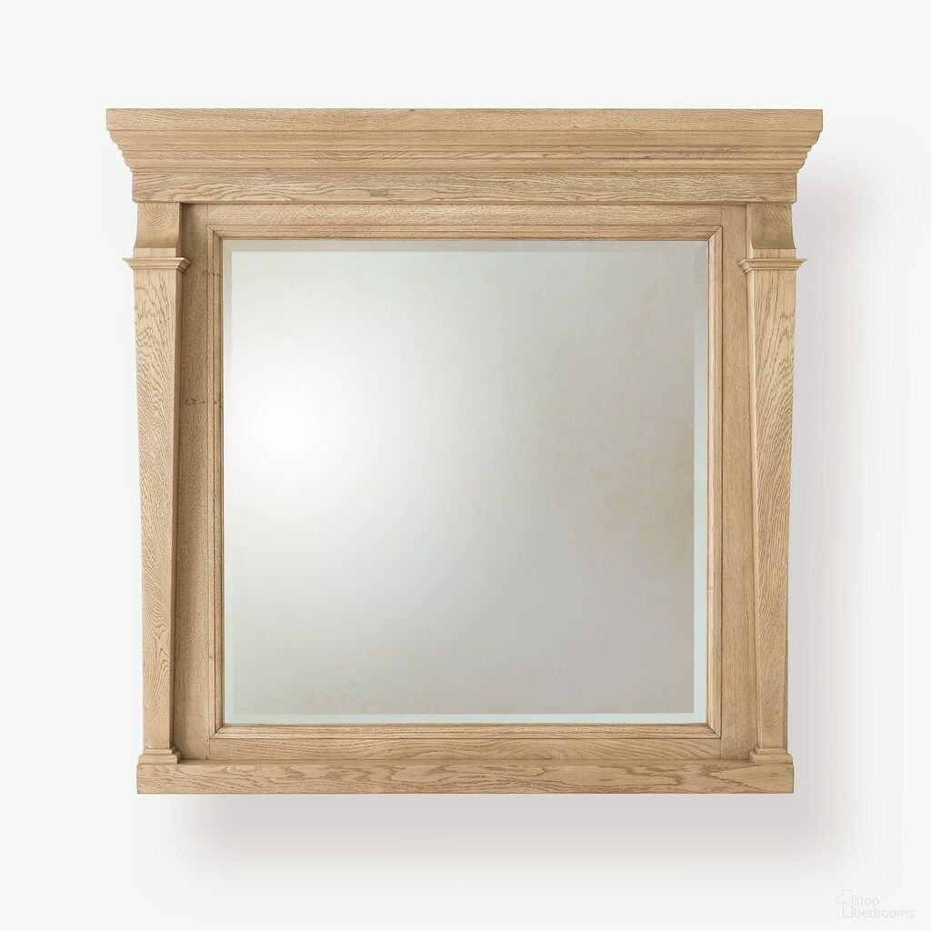 The appearance of Josephine Mirror In Bleached Oak designed by Global Views in the modern / contemporary interior design. This bleached oak piece of furniture was selected by 1StopBedrooms from Josephine Collection to add a touch of cosiness and style into your home. Sku: 2763. Material: Glass.