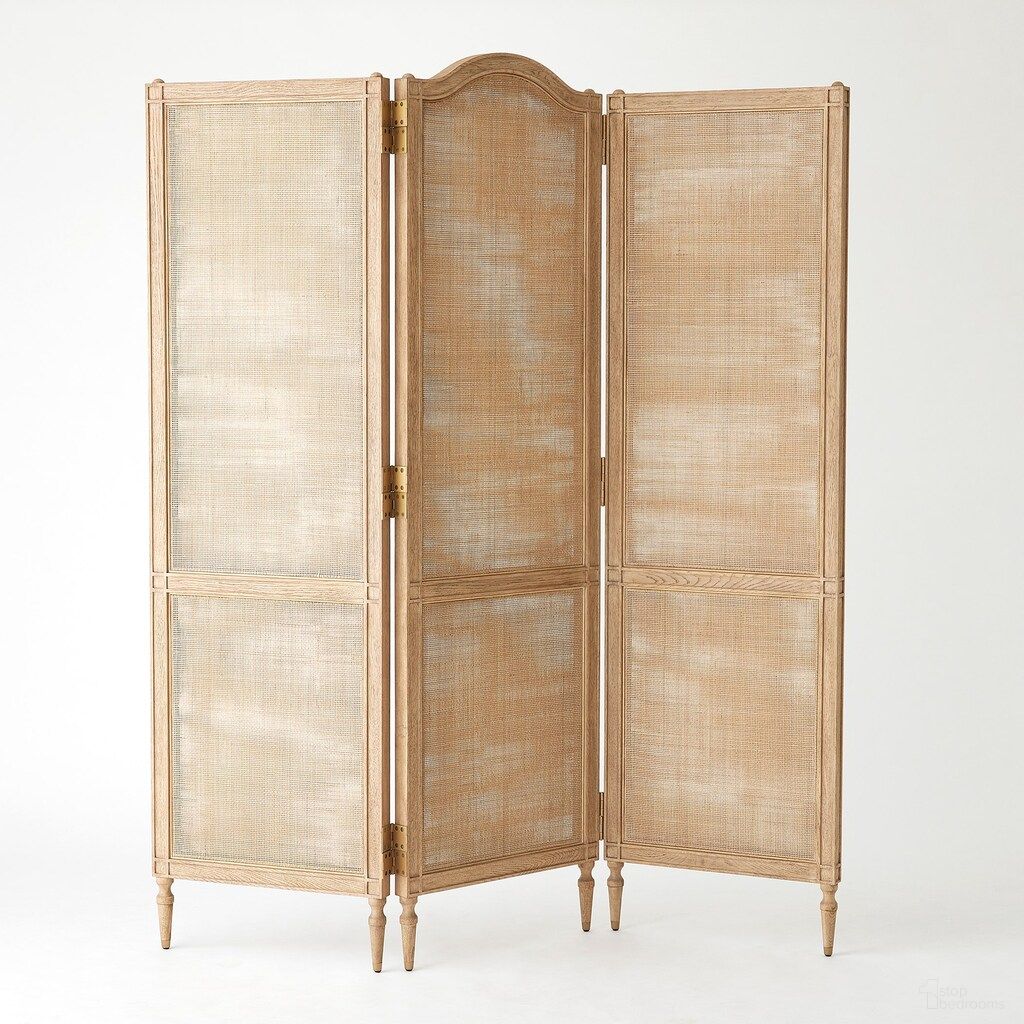 The appearance of Josephine Screen In Blackened Oak designed by Global Views in the modern / contemporary interior design. This blackened oak piece of furniture was selected by 1StopBedrooms from Josephine Collection to add a touch of cosiness and style into your home. Sku: 2759. Material: Glass.