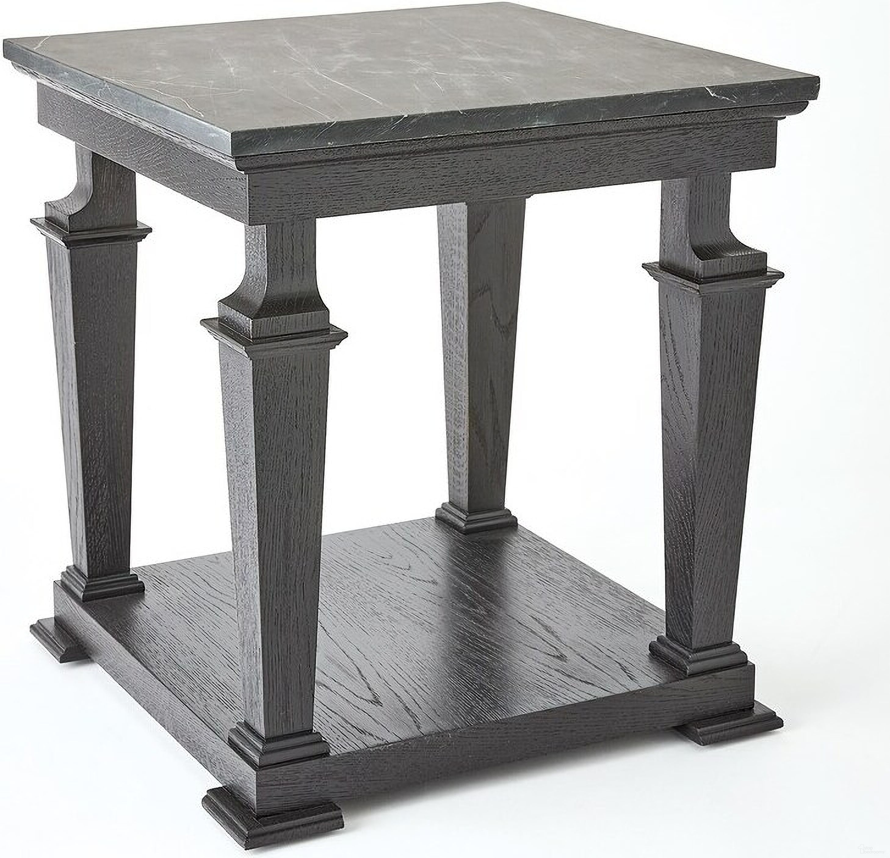 The appearance of Josephine Side Table In Blackened Oak designed by Global Views in the modern / contemporary interior design. This blackened oak piece of furniture was selected by 1StopBedrooms from Josephine Collection to add a touch of cosiness and style into your home. Sku: 2769. Material: Glass.