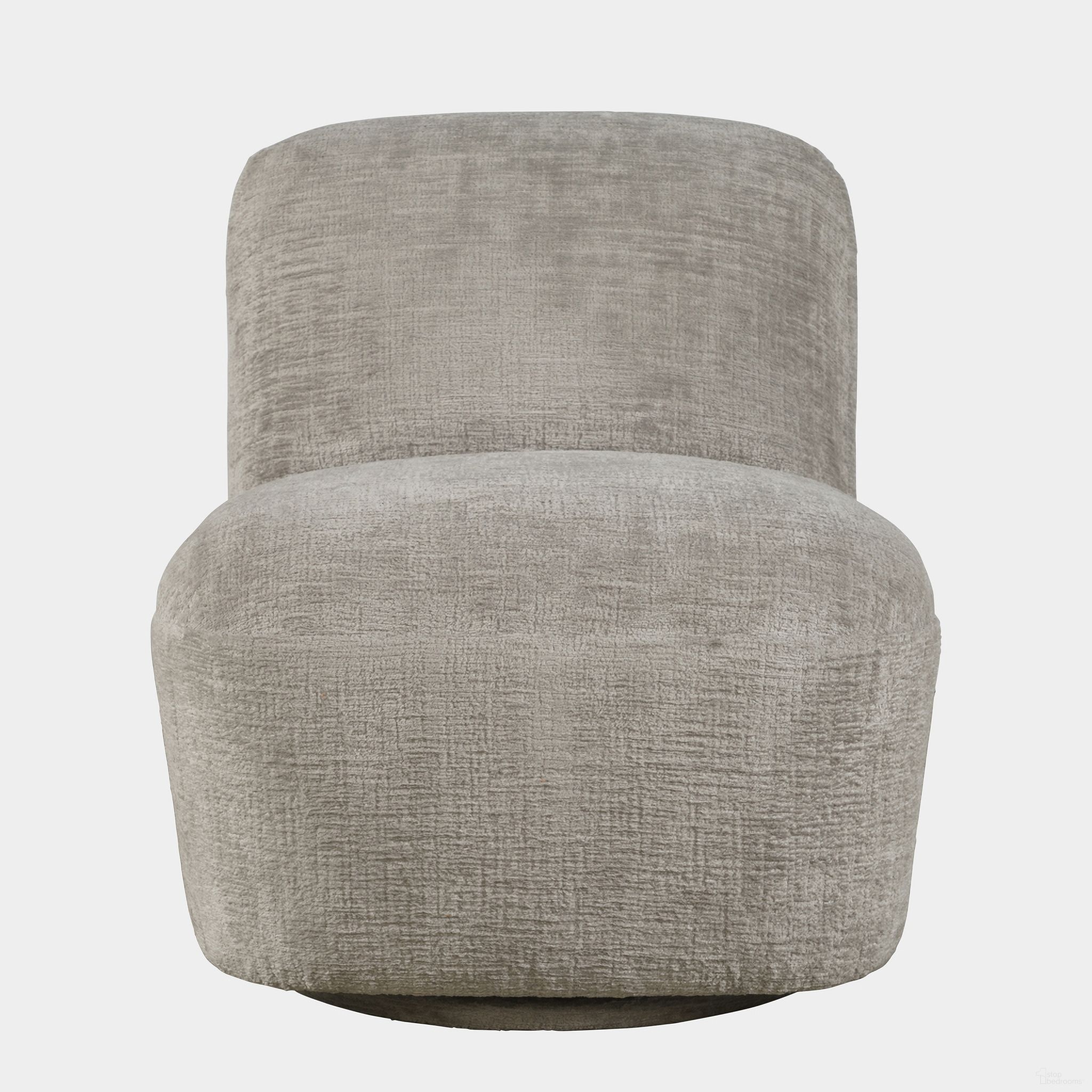 The appearance of Josie Upholstered Swivel Accent Chair In Grey designed by Jofran in the modern / contemporary interior design. This grey piece of furniture  was selected by 1StopBedrooms from Josie Collection to add a touch of cosiness and style into your home. Sku: JOSIE-SW-GREY. Material: Plywood.