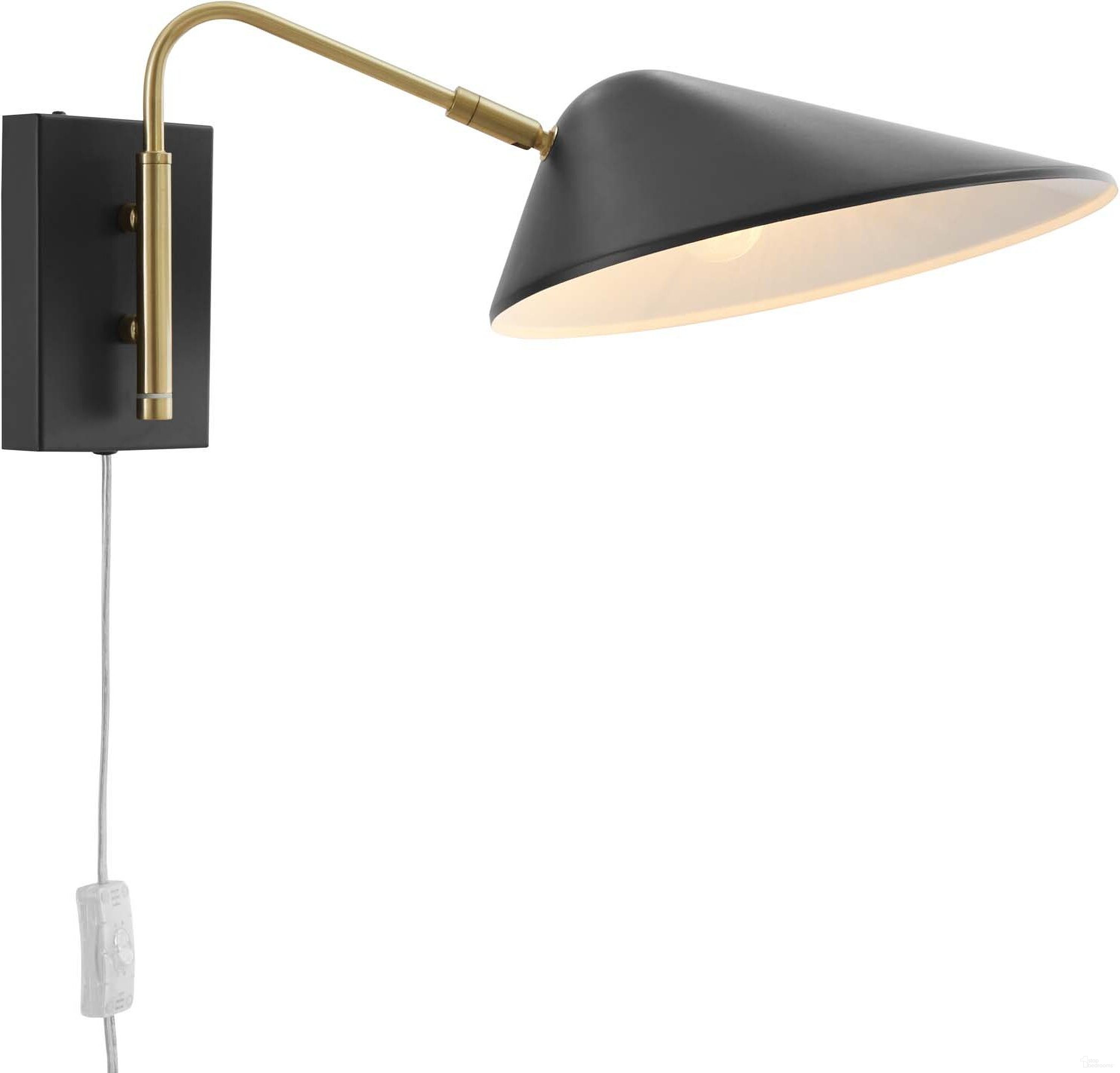 Journey 7 Inch Swing Arm Wall Sconce In Black