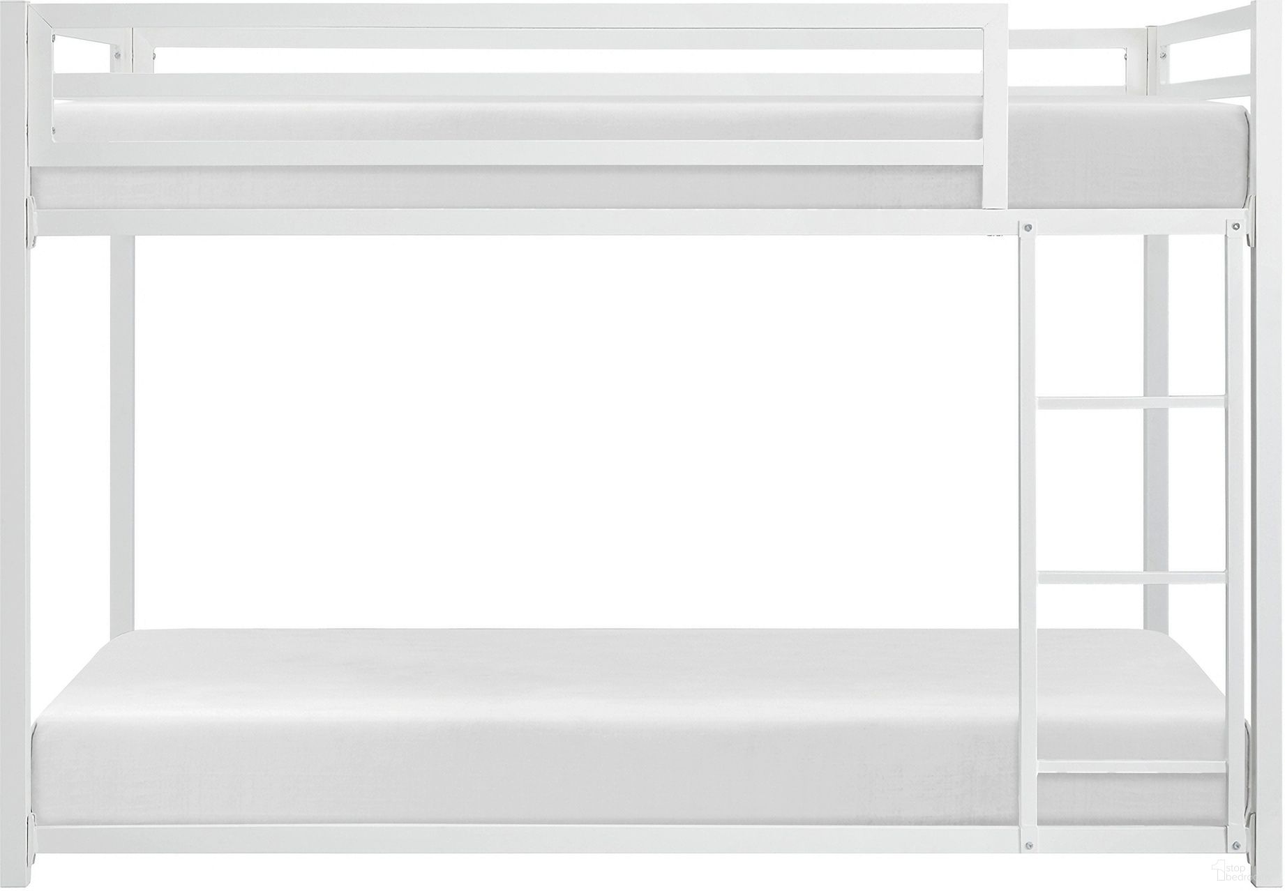 Jovie Twin Over Twin Bunk Bed In White
