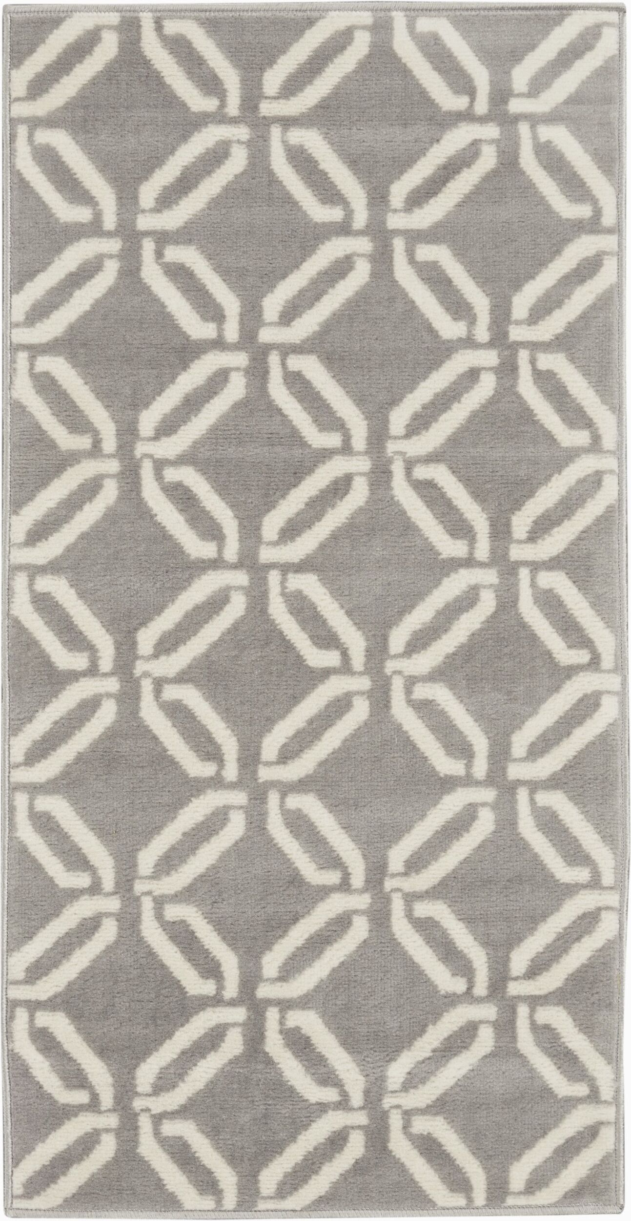 The appearance of Jubilant Grey 2' x 4' Contemporary Area Rug designed by Nourison in the modern / contemporary interior design. This grey piece of furniture was selected by 1StopBedrooms from Jubilant Collection to add a touch of cosiness and style into your home. Sku: 99446479372. Material: Polypropylene.