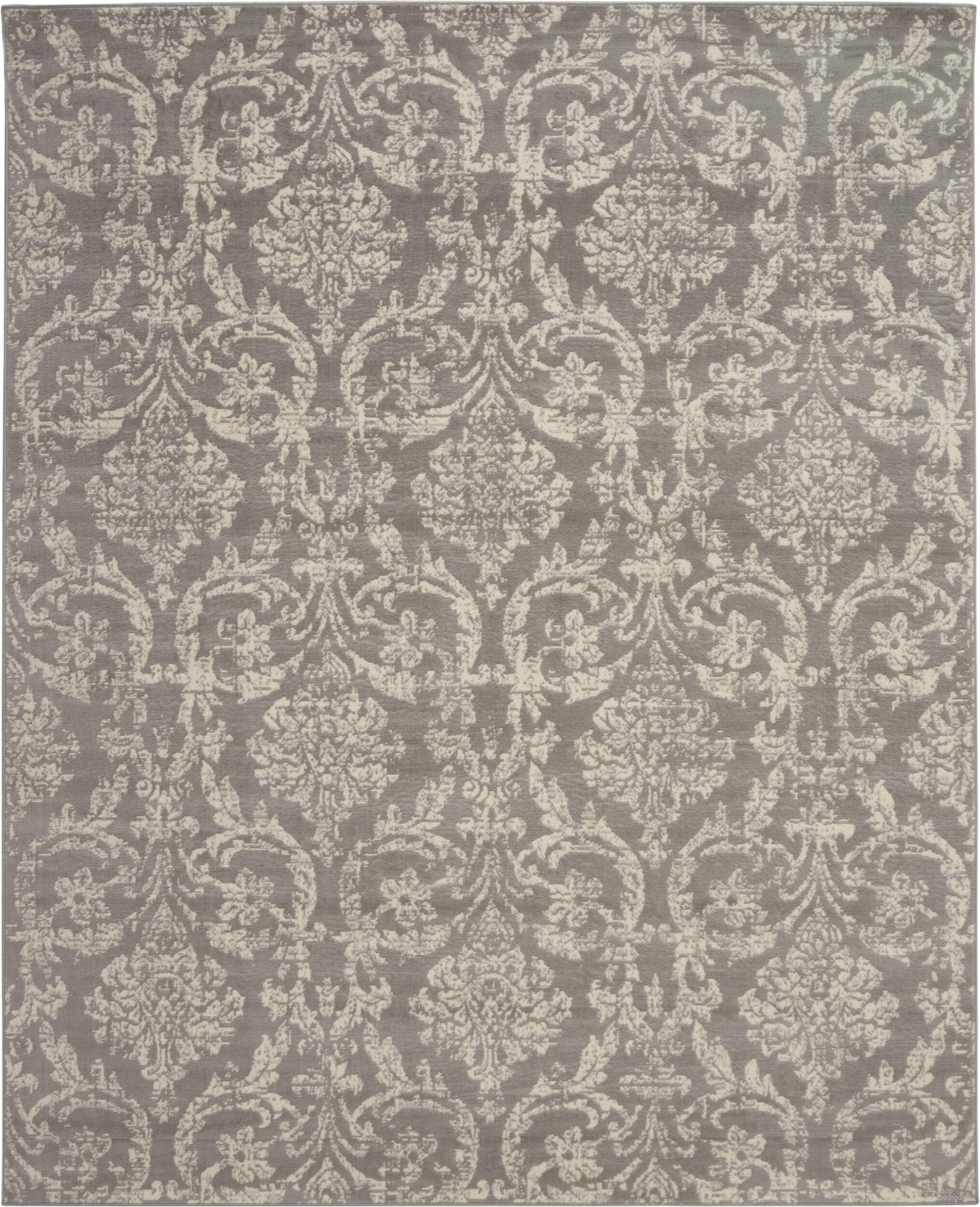 Jubilant Grey 7'10" x 9'10" Vintage Area Rug
