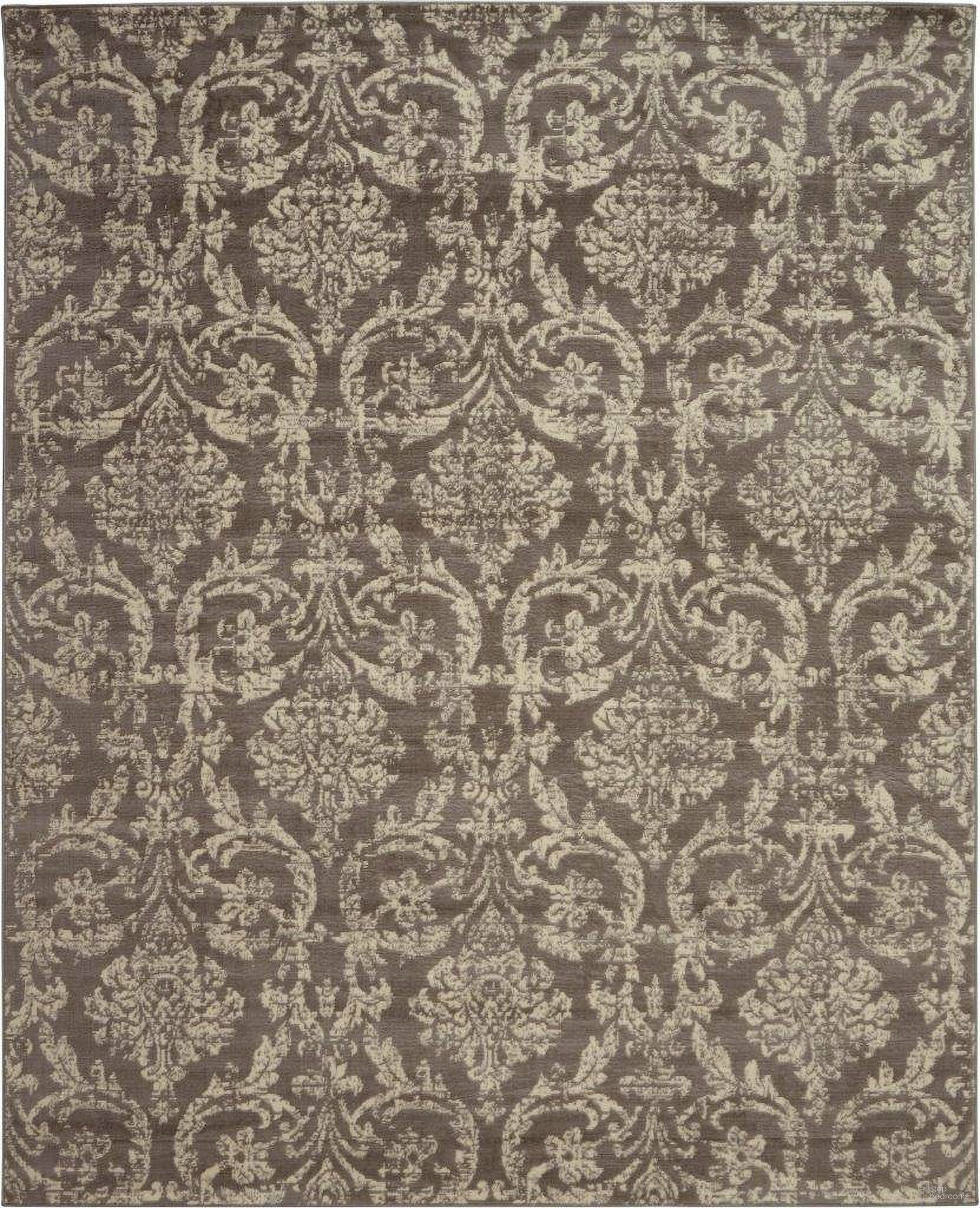 The appearance of Jubilant Grey 8'6" x 12' Area Rug designed by Nourison in the transitional interior design. This grey piece of furniture was selected by 1StopBedrooms from Jubilant Collection to add a touch of cosiness and style into your home. Sku: 99446764805. Material: Polypropylene.
