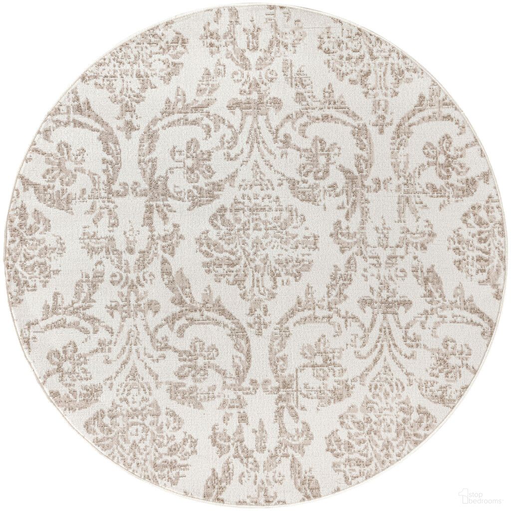 The appearance of Jubilant Round Vintage 8' x 8' Indoor Rug In Ivory Beige designed by Nourison in the rustic / southwestern interior design. This ivory beige piece of furniture was selected by 1StopBedrooms from Jubilant Collection to add a touch of cosiness and style into your home. Sku: 841491145036. Material: Polypropylene.