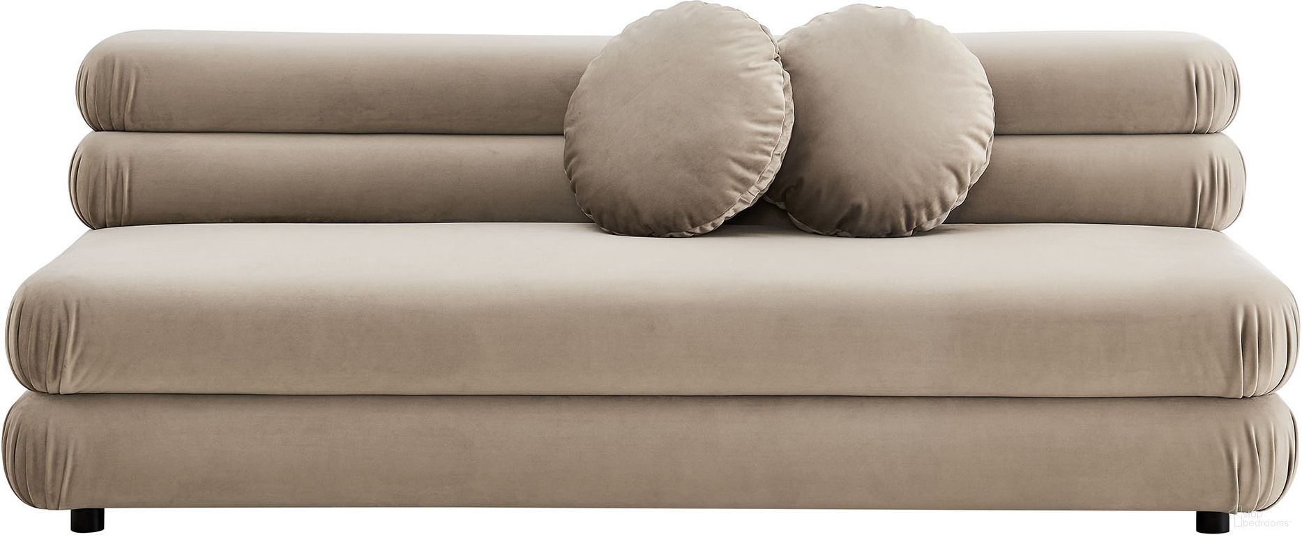 The appearance of Jubilee Modular Performance Velvet Armless Loveseat In Taupe designed by Modway in the modern / contemporary interior design. This taupe piece of furniture was selected by 1StopBedrooms from Jubilee Collection to add a touch of cosiness and style into your home. Sku: EEI-6897-TAU. Material: Velvet.