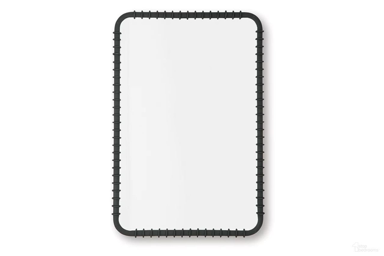 The appearance of Judlow Accent Mirror In Black designed by Signature Design by Ashley in the modern / contemporary interior design. This black piece of furniture was selected by 1StopBedrooms from Judlow Collection to add a touch of cosiness and style into your home. Sku: A8010419.