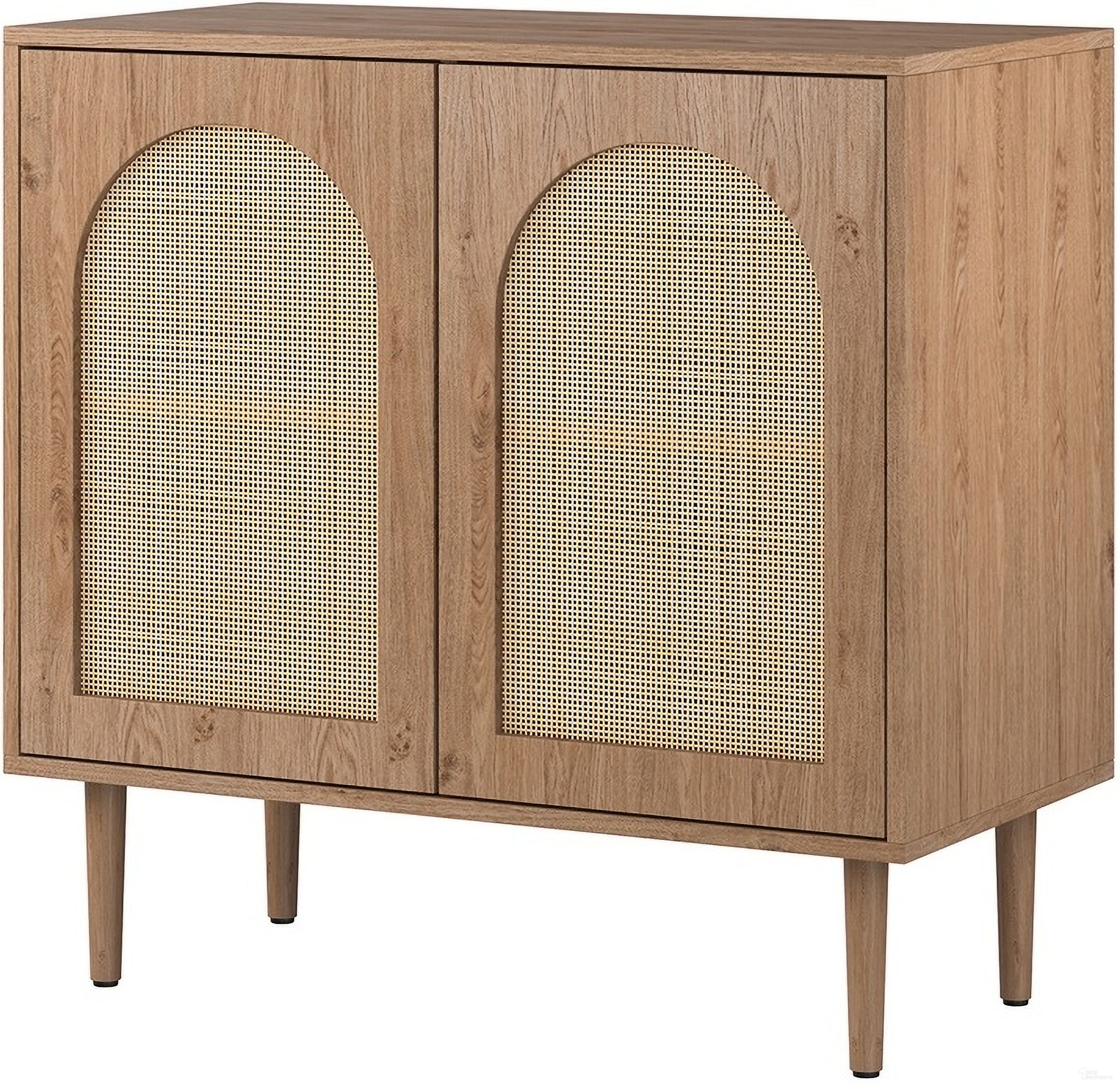 The appearance of Juli Accent Cabinet In Oak designed by Karat Home in the modern / contemporary interior design. This oak piece of furniture was selected by 1StopBedrooms from Juli Collection to add a touch of cosiness and style into your home. Sku: SCSD0748-OAK. Material: Engineered Wood.
