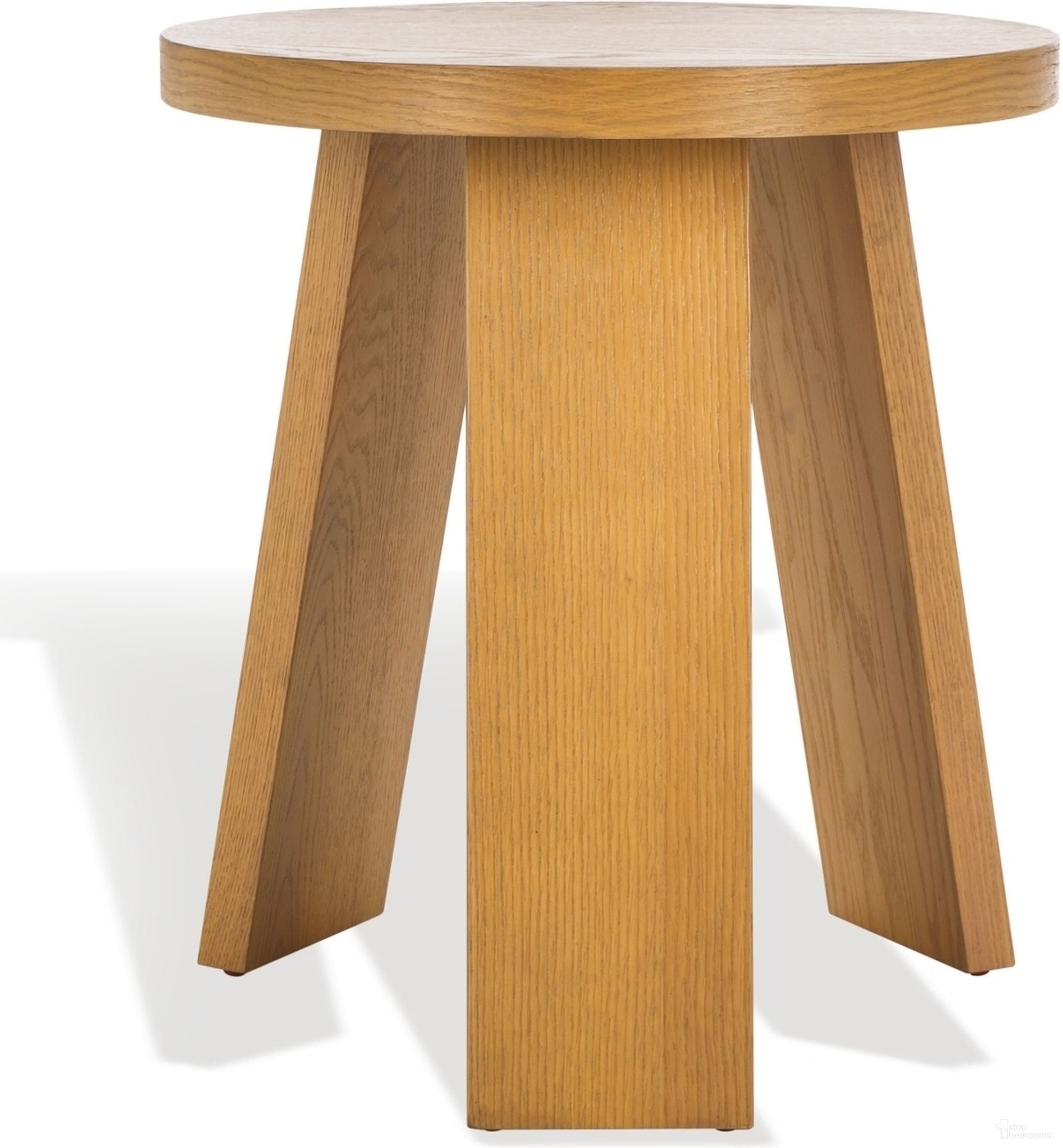 The appearance of Julianna Wood Accent Table In Natural designed by Safavieh Couture in the modern / contemporary interior design. This natural piece of furniture  was selected by 1StopBedrooms from Julianna Collection to add a touch of cosiness and style into your home. Sku: SFV2165D. Material: MDF.