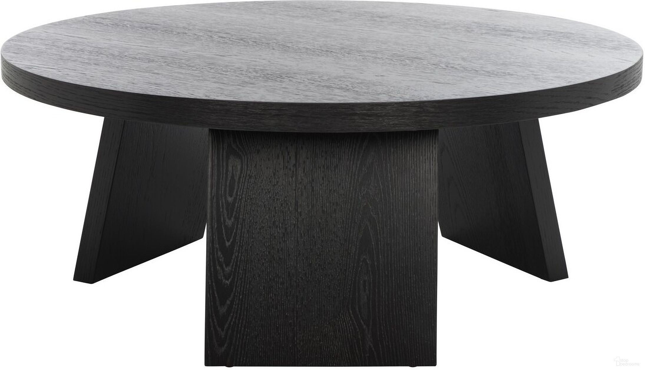 The appearance of Julianna Wood Coffee Table In Black designed by Safavieh Couture in the modern / contemporary interior design. This black piece of furniture  was selected by 1StopBedrooms from Julianna Collection to add a touch of cosiness and style into your home. Sku: SFV2127B. Material: Wood.