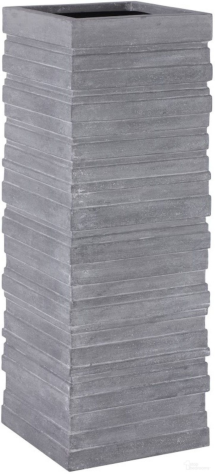 June Extra Large Square Planter In Gray