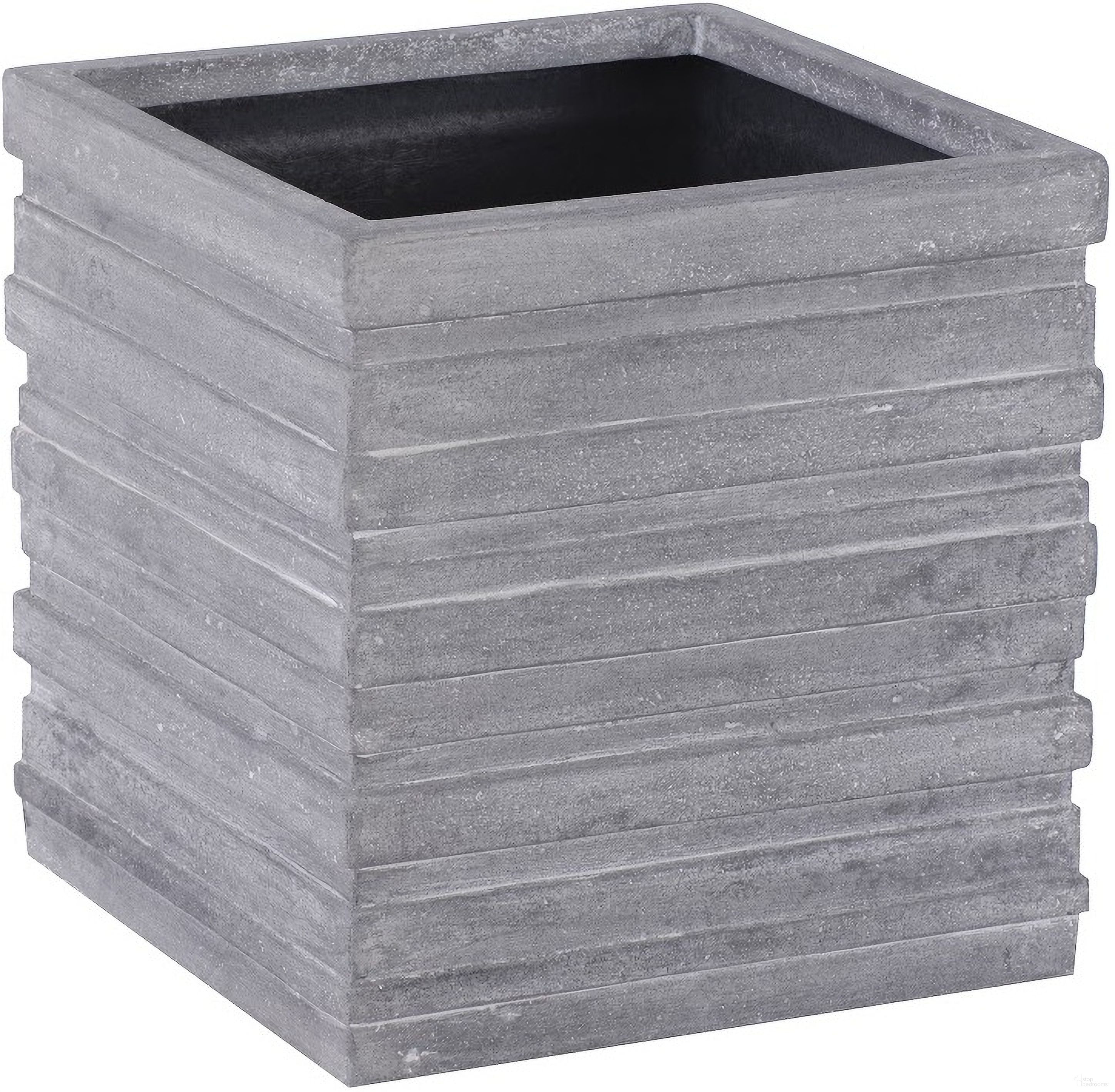 June Medium Square Planter In Gray
