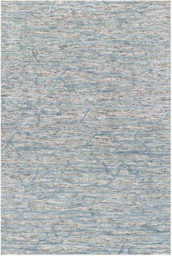 The appearance of Juneau Grey/Blue 1'6" x 1'6" Rug designed by Loloi Rugs in the modern / contemporary interior design. This grey and blue piece of furniture  was selected by 1StopBedrooms from Juneau Collection to add a touch of cosiness and style into your home. Sku: JUNEJY-07GYBB160S. Material: Viscose.