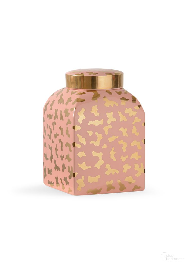 The appearance of Jungle Ginger Jar In Pink and Gold designed by Chelsea House in the modern / contemporary interior design. This pink and gold piece of furniture  was selected by 1StopBedrooms from Shayla Copas Collection to add a touch of cosiness and style into your home. Sku: 384899. Material: Ceramic.