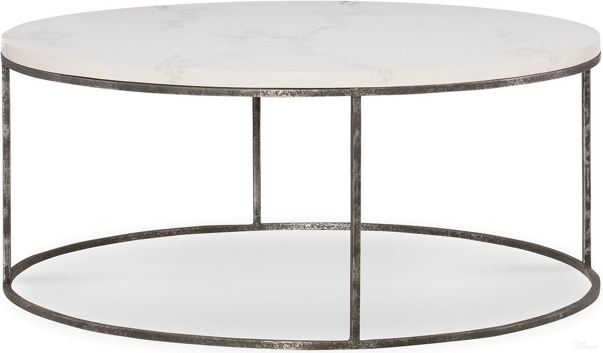The appearance of Junie Cocktail Table In Off White and Burnished Metal designed by Maitland-Smith in the modern / contemporary interior design. This off white and burnished metal piece of furniture was selected by 1StopBedrooms from Maitland Smith Collection to add a touch of cosiness and style into your home. Sku: HM1273. Material: Metal.