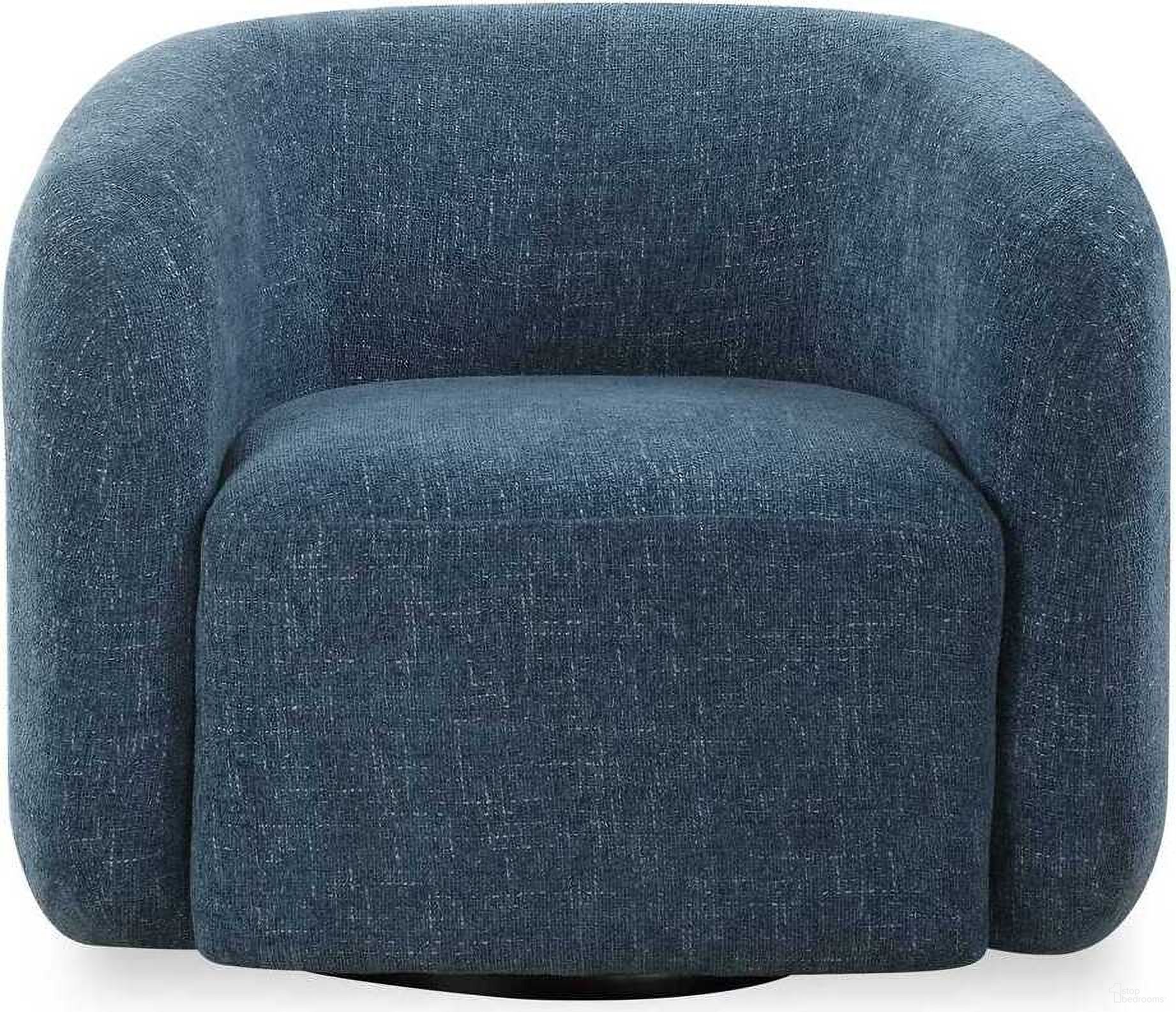 The appearance of Junie Swivel Barrel Chair In Blue designed by Uttermost in the modern / contemporary interior design. This blue piece of furniture  was selected by 1StopBedrooms from Junie Collection to add a touch of cosiness and style into your home. Sku: 23918. Material: Fabric.