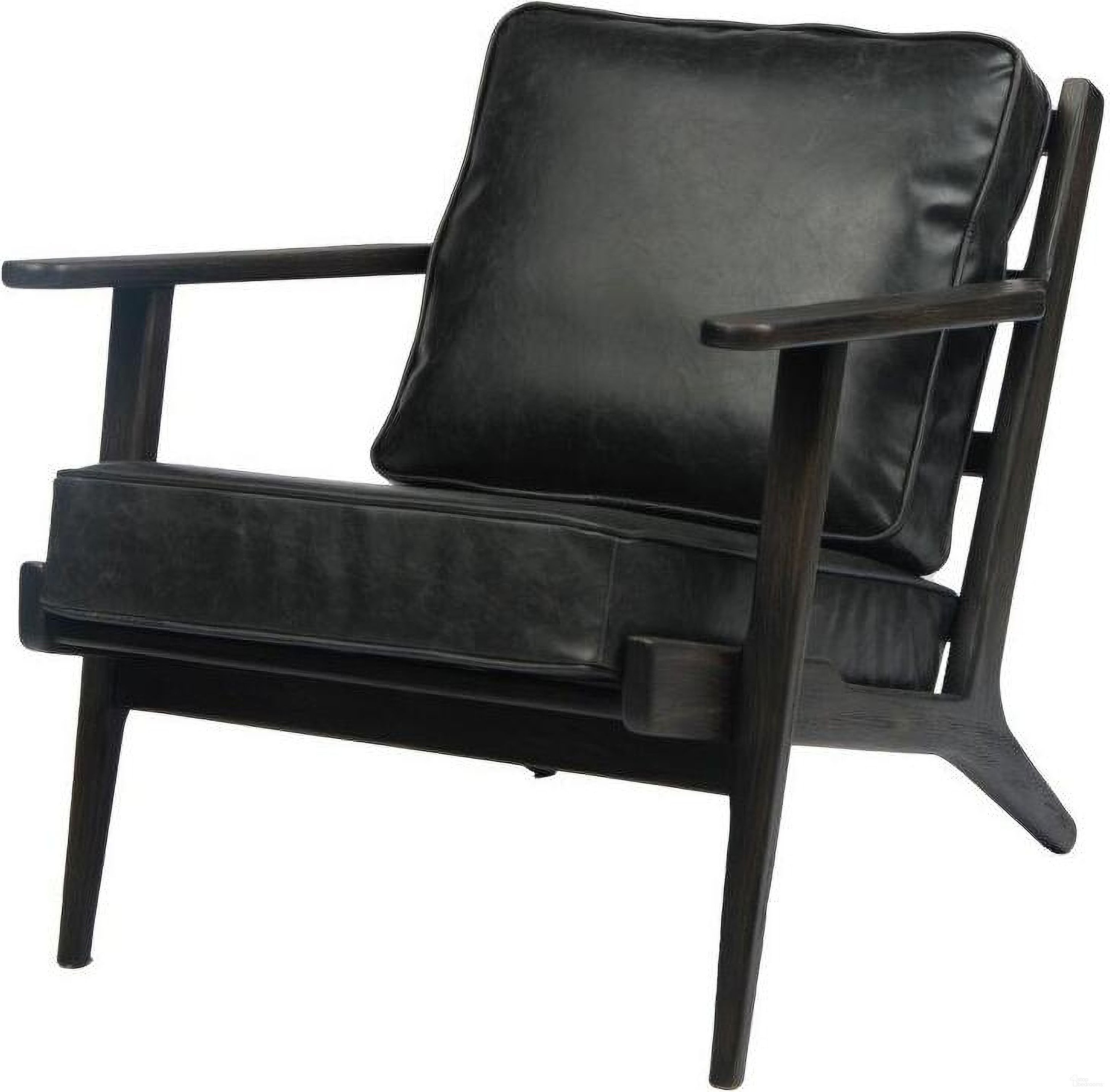 The appearance of Junior Arm Chair In Black designed by LH Imports in the transitional interior design. This black piece of furniture was selected by 1StopBedrooms from Junior Collection to add a touch of cosiness and style into your home. Sku: SNH-35. Material: PU.