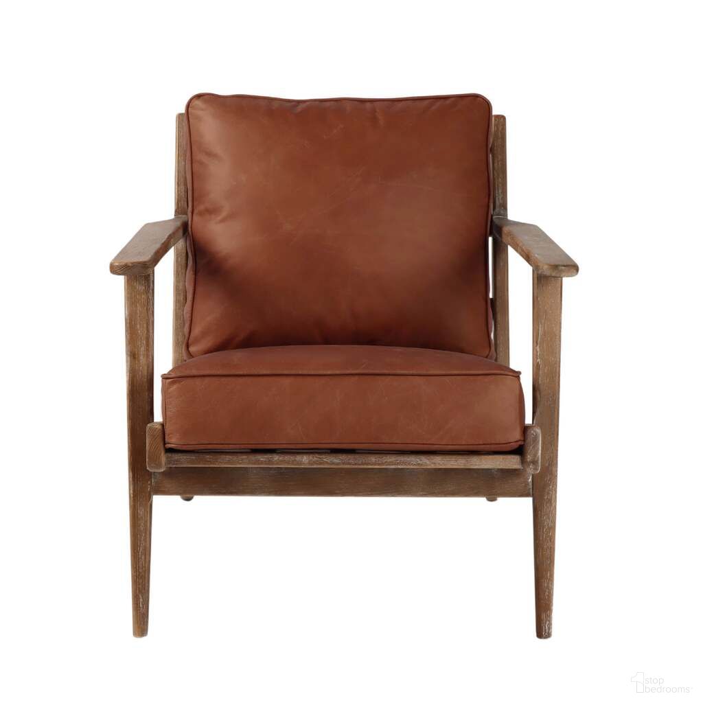 The appearance of Junior Arm Chair In Saddle Brown designed by LH Imports in the transitional interior design. This saddle brown piece of furniture was selected by 1StopBedrooms from Junior Collection to add a touch of cosiness and style into your home. Sku: SNH-62. Material: Ash.