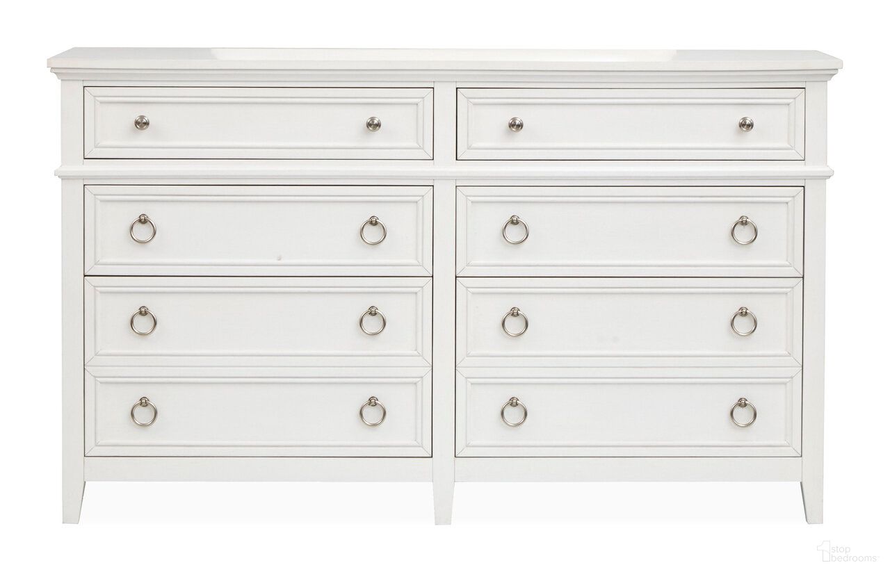 Juniper Hill Double Drawer Dresser In Whisper White
