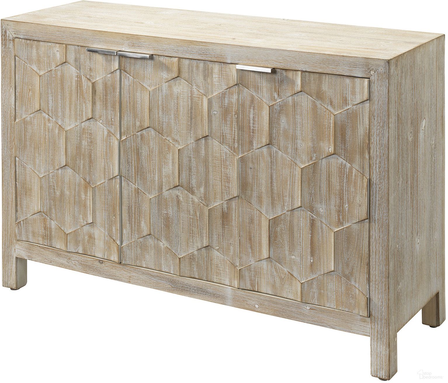 The appearance of Juniper Three Door Cabinet designed by Jamie Young Company in the transitional interior design. This grey piece of furniture was selected by 1StopBedrooms from Juniper Collection to add a touch of cosiness and style into your home. Sku: LS20JUN3CAGR. Material: Wood.