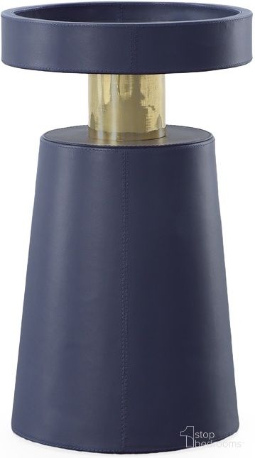 The appearance of Juno Accent Table In Blue designed by Century Furniture in the modern / contemporary interior design. This blue piece of furniture  was selected by 1StopBedrooms from Grand Tour Furniture Collection to add a touch of cosiness and style into your home. Sku: SF6127. Material: Upholstery.