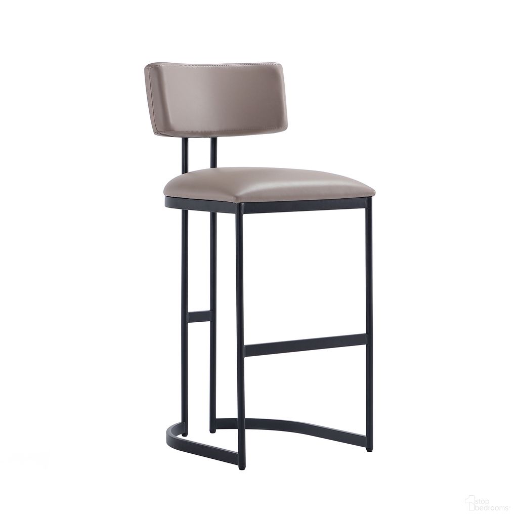 Juno Metal Barstool In Taupe