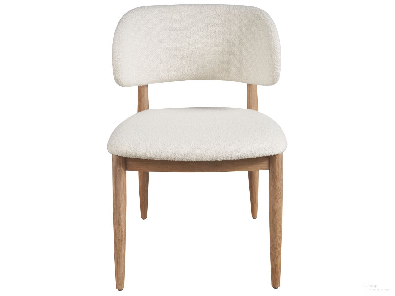 The appearance of Juno Side Chair In Natural Oak designed by Universal in the modern / contemporary interior design. This natural oak piece of furniture was selected by 1StopBedrooms from Modern Collection to add a touch of cosiness and style into your home. Sku: U352E636. Material: Boucle. Chair Type: Side Chair.