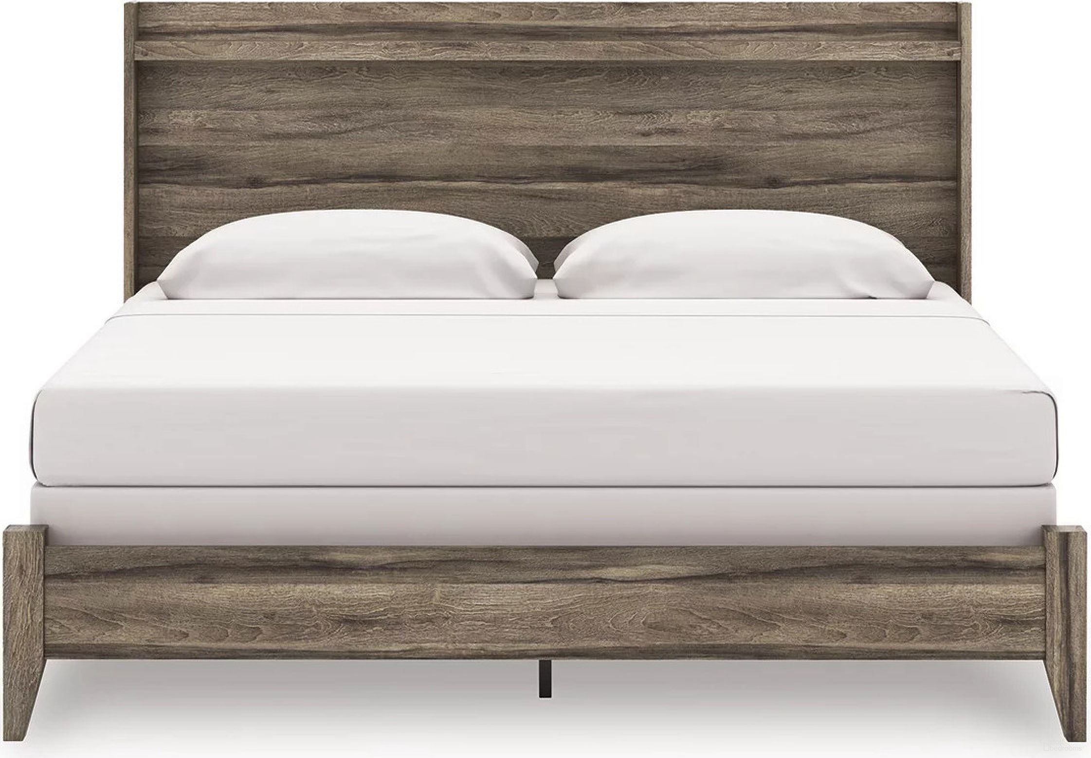 The appearance of Jusika King Panel Bed In Brown designed by Signature Design by Ashley in the transitional interior design. This brown piece of furniture was selected by 1StopBedrooms from Jusika Collection to add a touch of cosiness and style into your home. Sku: NCB2005-56;NCB2005-58. Bed Type: Panel Bed. Bed Size: King.