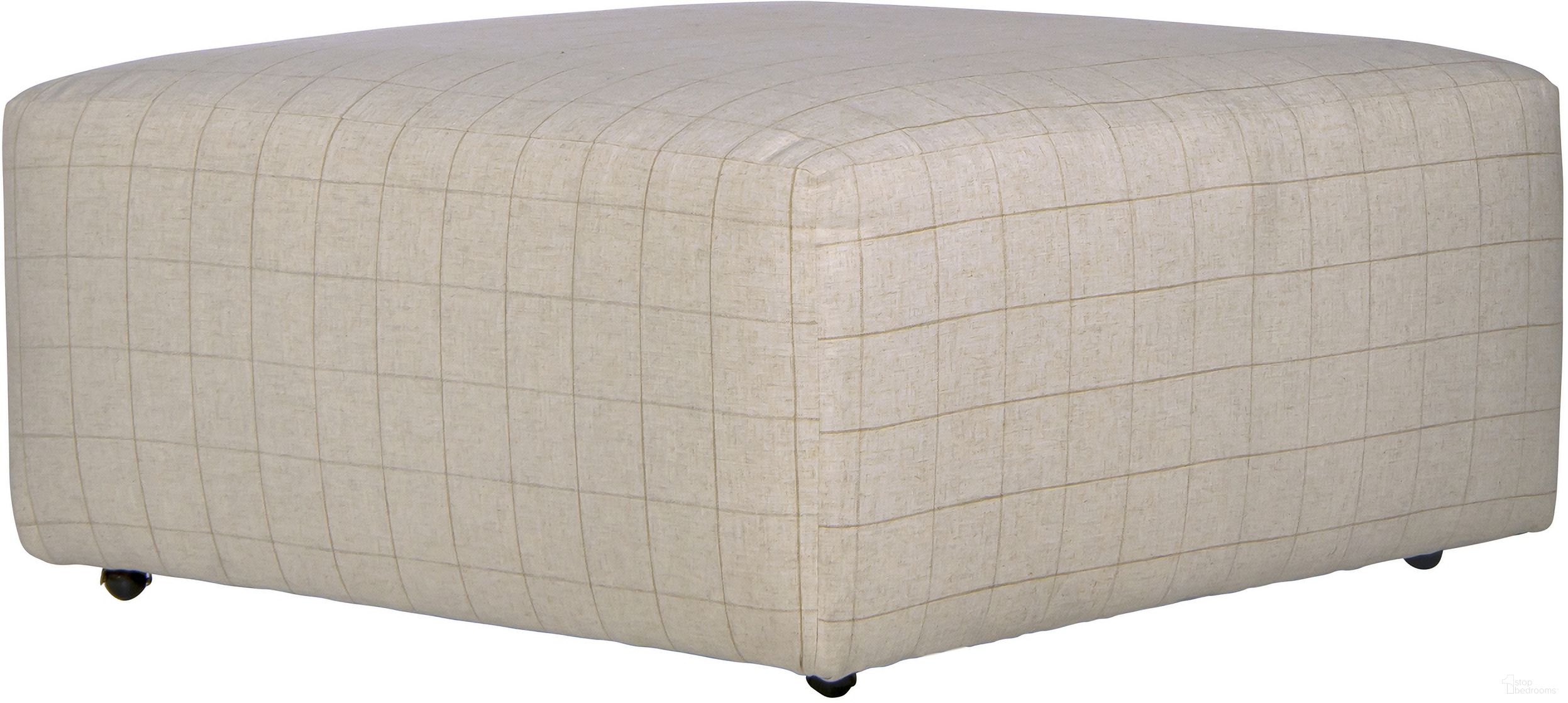 The appearance of Justine Castered Cocktail Ottoman In Wheat designed by Catnapper in the modern / contemporary interior design. This wheat piece of furniture  was selected by 1StopBedrooms from Justine Collection to add a touch of cosiness and style into your home. Sku: 38812172826. Material: Fabric.