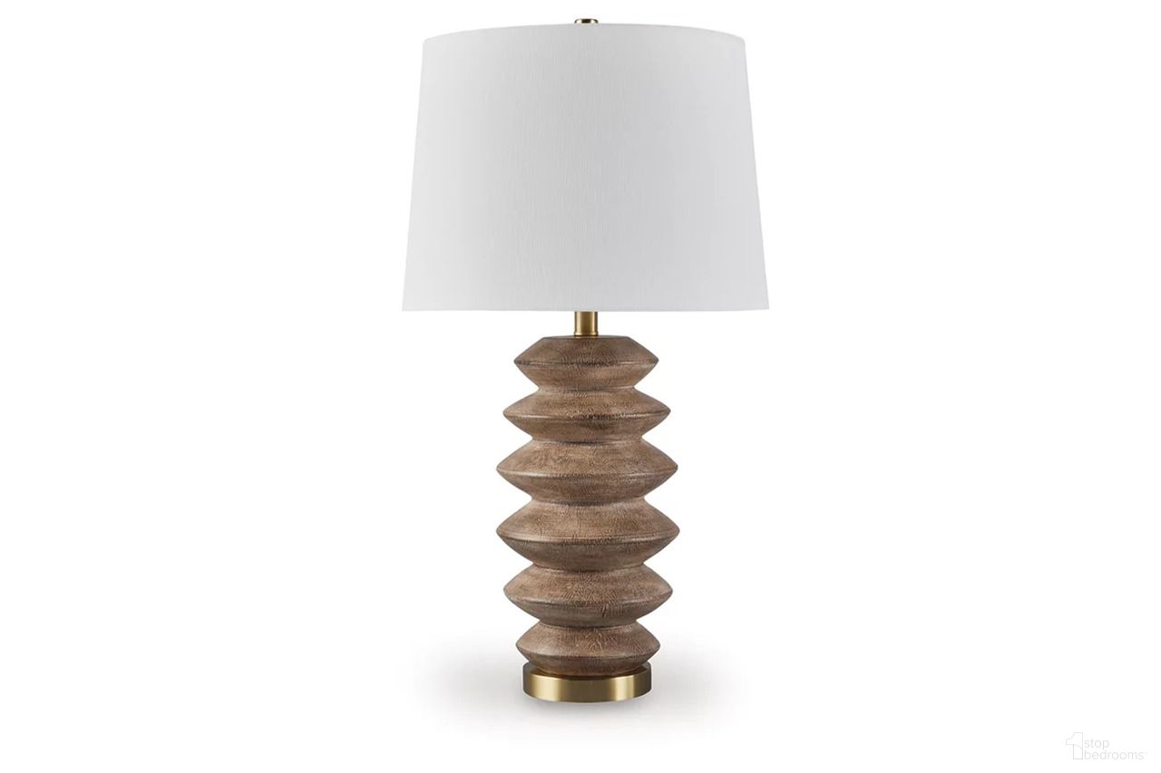 Jyllyard Table Lamp In Brown and Gold
