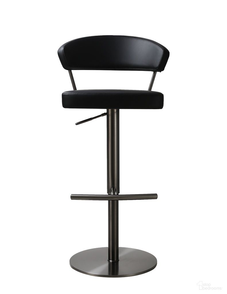 The appearance of K C218A-930 Barstool In Black designed by J&M in the modern / contemporary interior design. This black piece of furniture  was selected by 1StopBedrooms from C218A-930 Collection to add a touch of cosiness and style into your home. Sku: 16421-B.