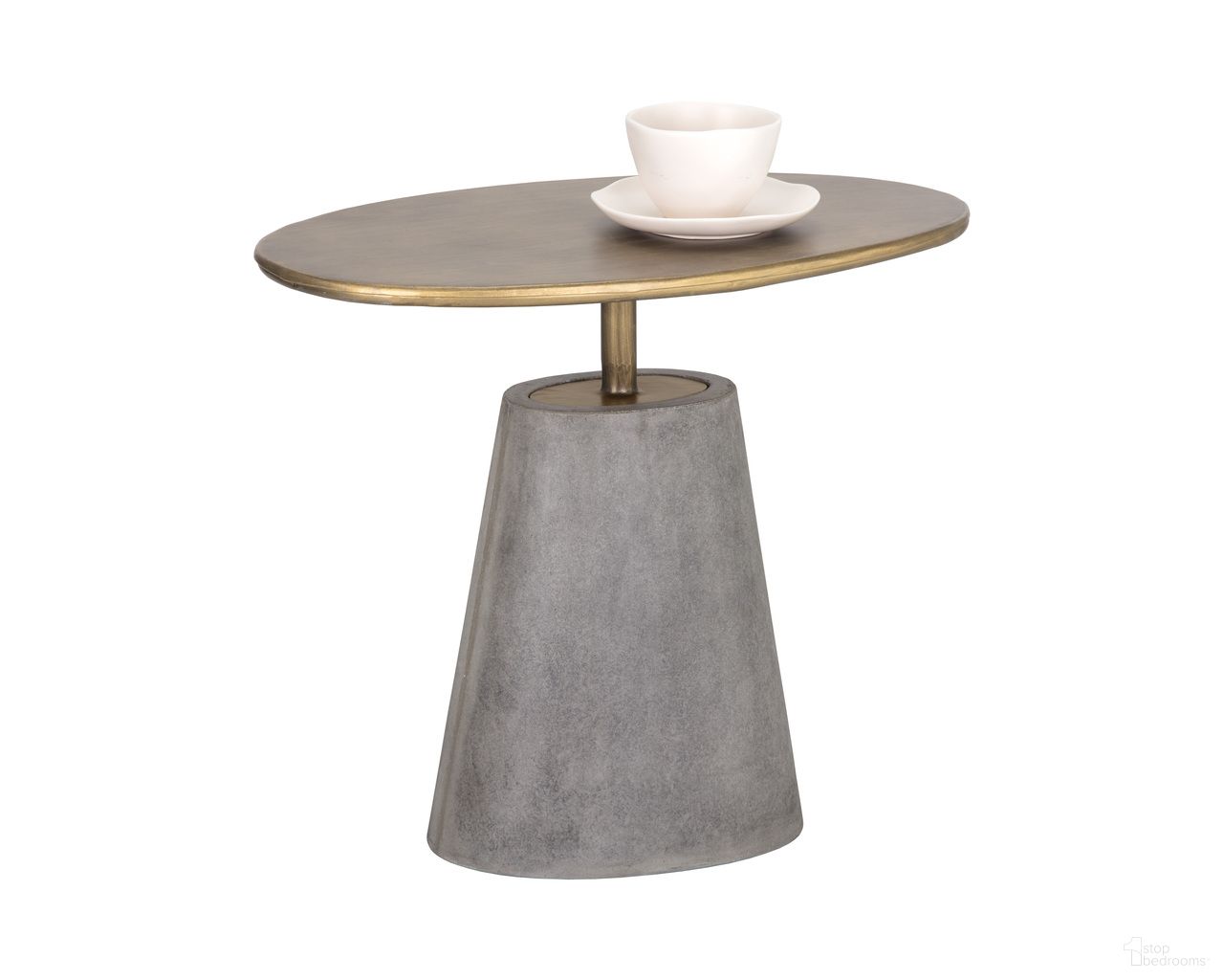 Kadin Side Table In Grey