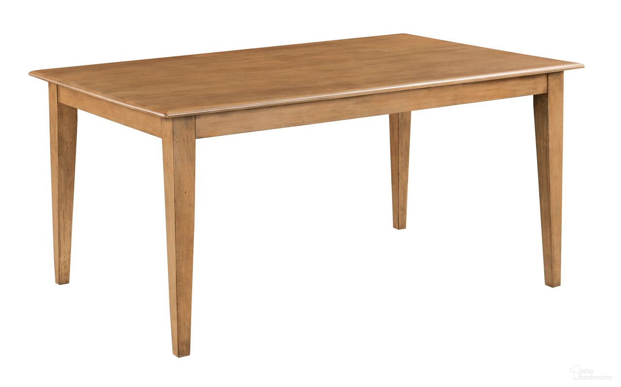 The appearance of Kafe 60 Inch Rectangular Leg Table In Cappuccino designed by Kincaid in the transitional interior design. This cappuccino piece of furniture was selected by 1StopBedrooms from Kafe Collection to add a touch of cosiness and style into your home. Sku: 317-744C. Table Base Style: Legs. Table Top Shape: Rectangular. Size: 38" x 60". Material: Alder Solid.