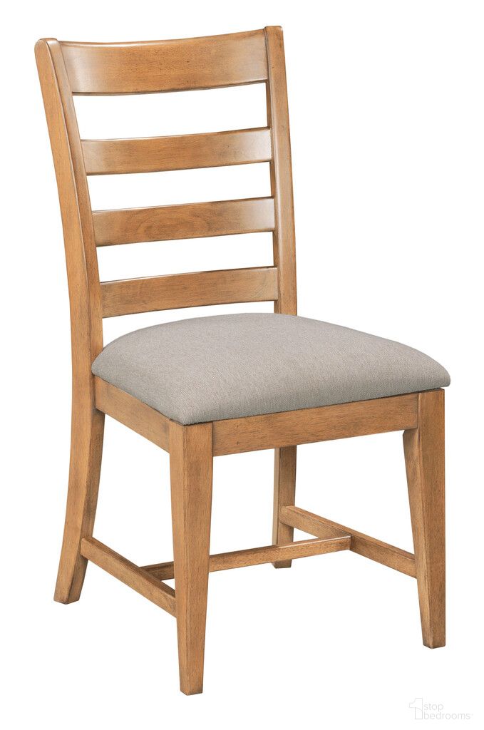 The appearance of Kafe Ladder Back Chair Set of 2 In Cappuccino designed by Kincaid in the transitional interior design. This cappuccino piece of furniture was selected by 1StopBedrooms from Kafe Collection to add a touch of cosiness and style into your home. Sku: 317-622C. Chair Type: Side Chair. Material: Alder Solid.