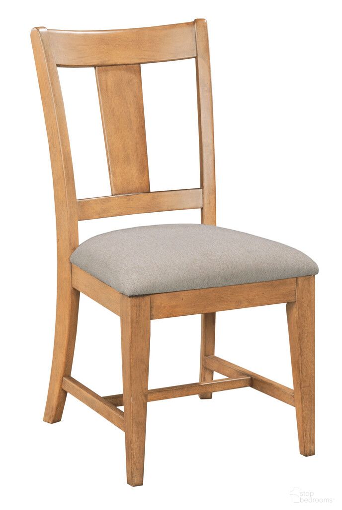 The appearance of Kafe Splat Back Chair Set of 2 In Cappuccino designed by Kincaid in the transitional interior design. This cappuccino piece of furniture was selected by 1StopBedrooms from Kafe Collection to add a touch of cosiness and style into your home. Sku: 317-636C. Chair Type: Side Chair. Material: Alder Solid.