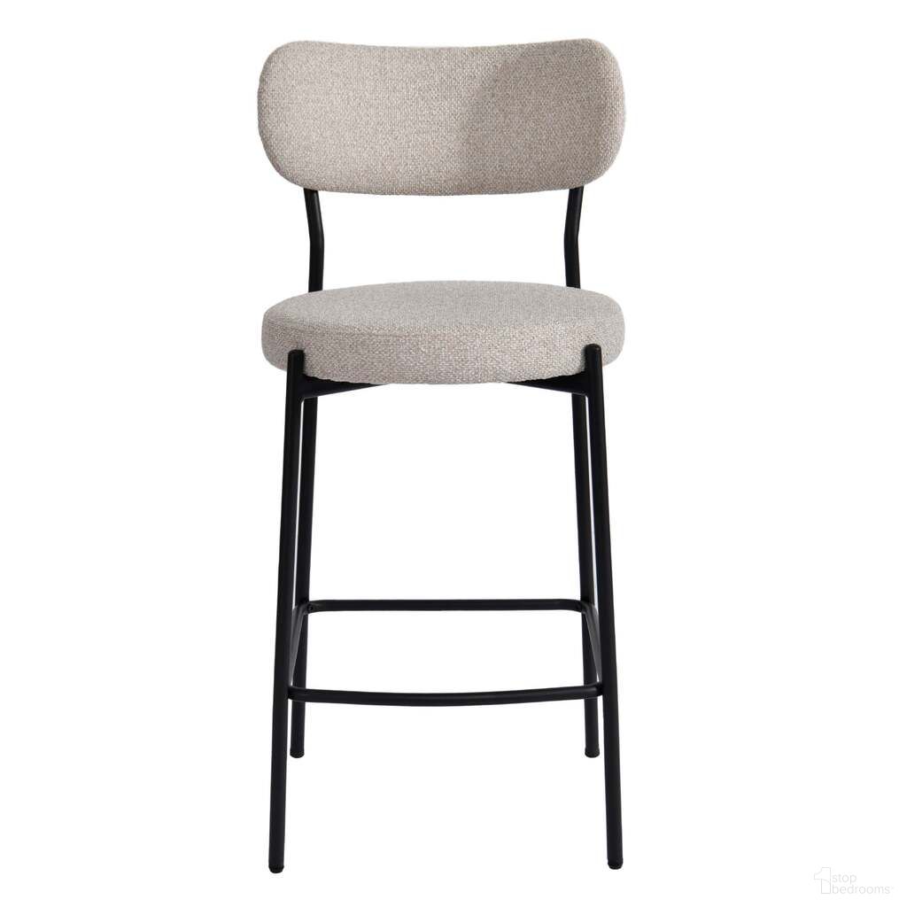 The appearance of Kai Counter Stool Set of 2 In Bone White designed by LH Imports in the modern / contemporary interior design. This bone white piece of furniture was selected by 1StopBedrooms from Kai Collection to add a touch of cosiness and style into your home. Sku: KAI026-BWH. Material: Polyester.