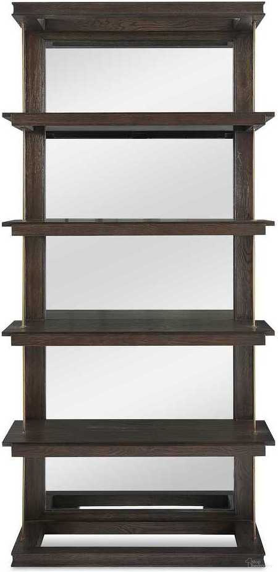 The appearance of Kai Etagere In Dark Walnut designed by Uttermost in the modern / contemporary interior design. This walnut piece of furniture was selected by 1StopBedrooms from Kai Collection to add a touch of cosiness and style into your home. Sku: 50229. Material: Oak Wood.