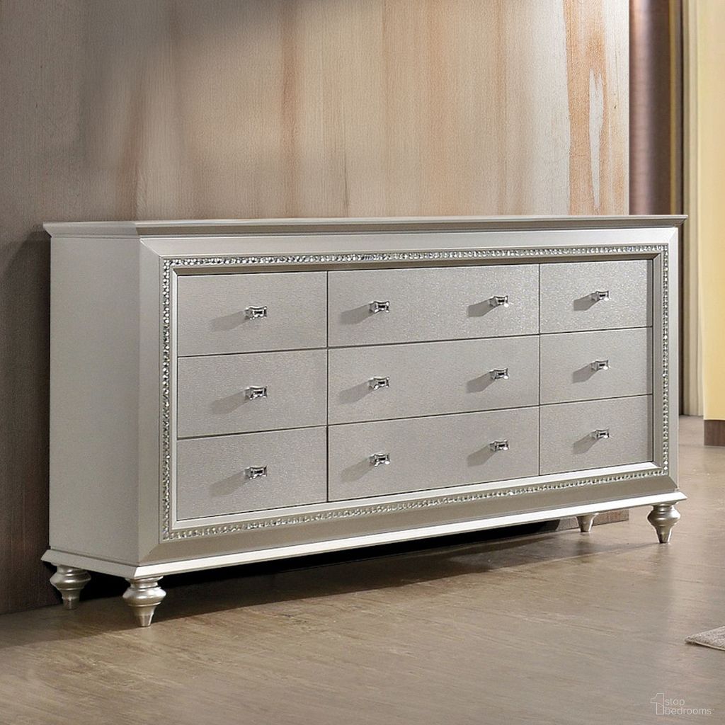 The appearance of Kaitlyn Dresser designed by ACME in the glam interior design. This medium color piece of furniture was selected by 1StopBedrooms from Kaitlyn Collection to add a touch of cosiness and style into your home. Sku: 27235. Material: MDF.