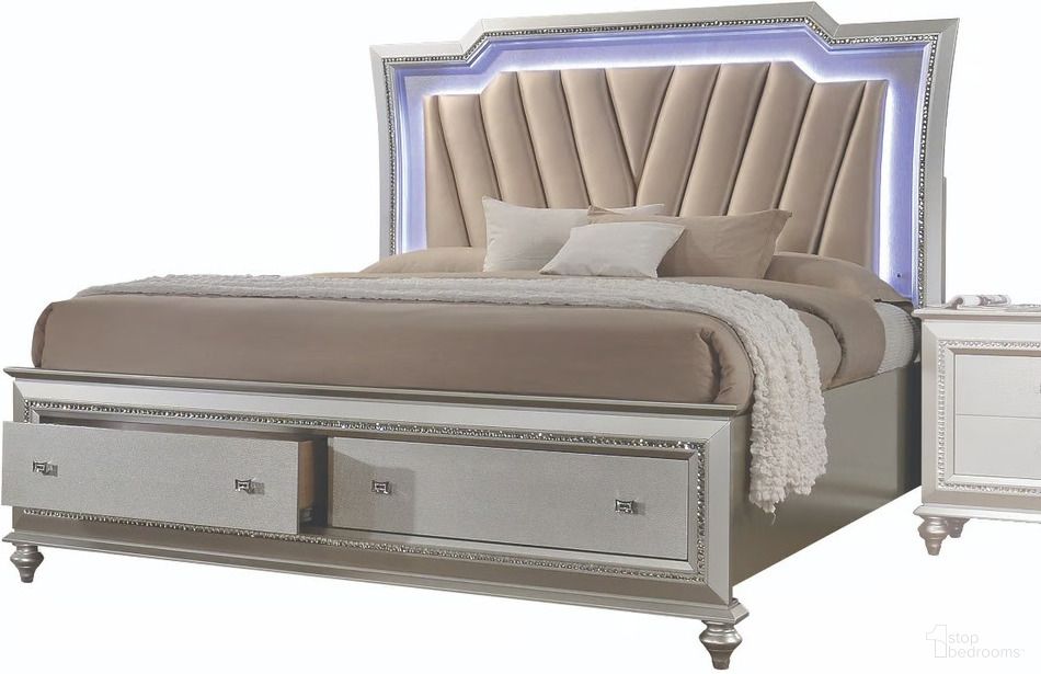 Kaitlyn Storage Bed (Champagne)(California King)