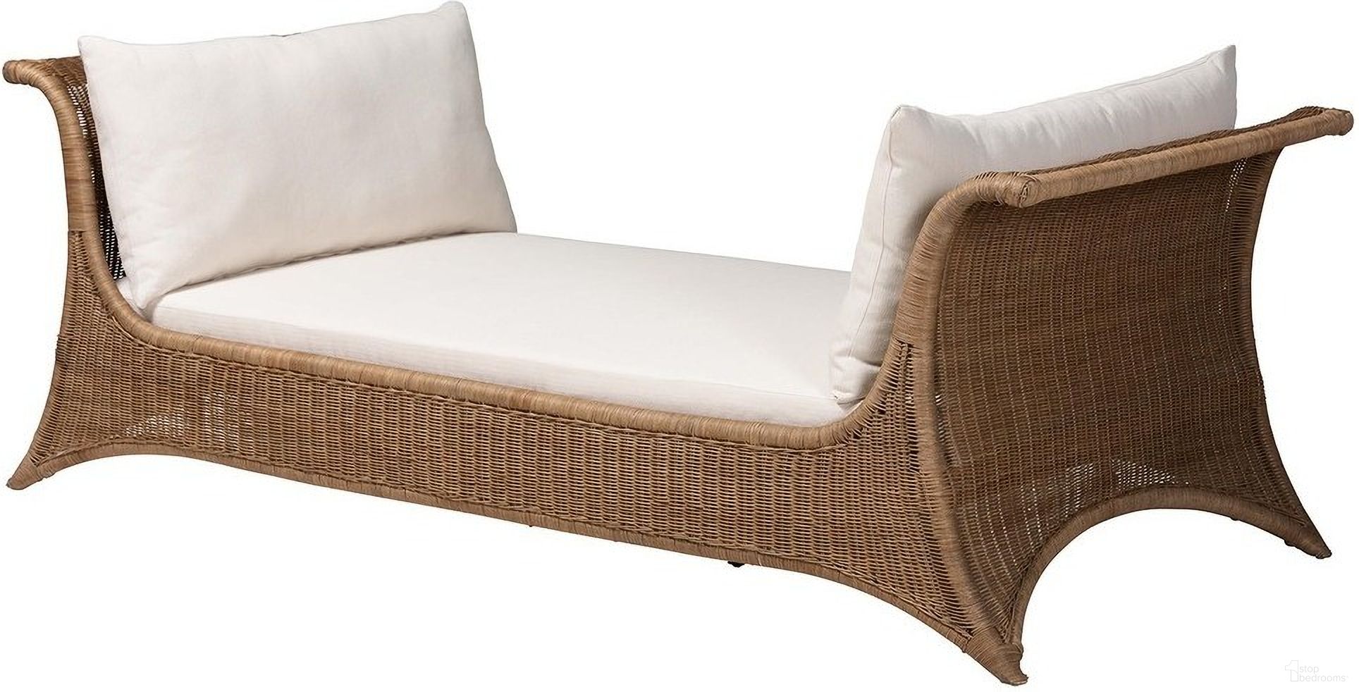 The appearance of Kalisha Handwoven Rattan Daybed with Cushions In Grey Wash designed by Baxton Studio in the bohemian interior design. This grey wash piece of furniture  was selected by 1StopBedrooms from Kalisha Collection to add a touch of cosiness and style into your home. Sku: Kalisha-Grey/Rattan-Daybed. Bed Type: Daybed. Material: Mahogany.