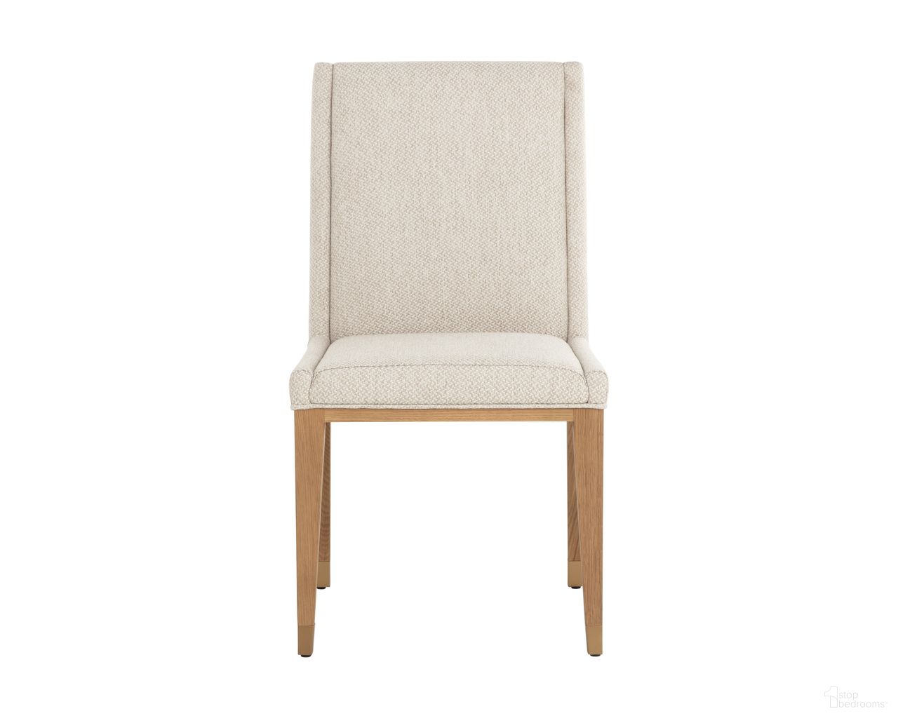 Kalla Dining Chair Set of 2 In Monument Oatmeal